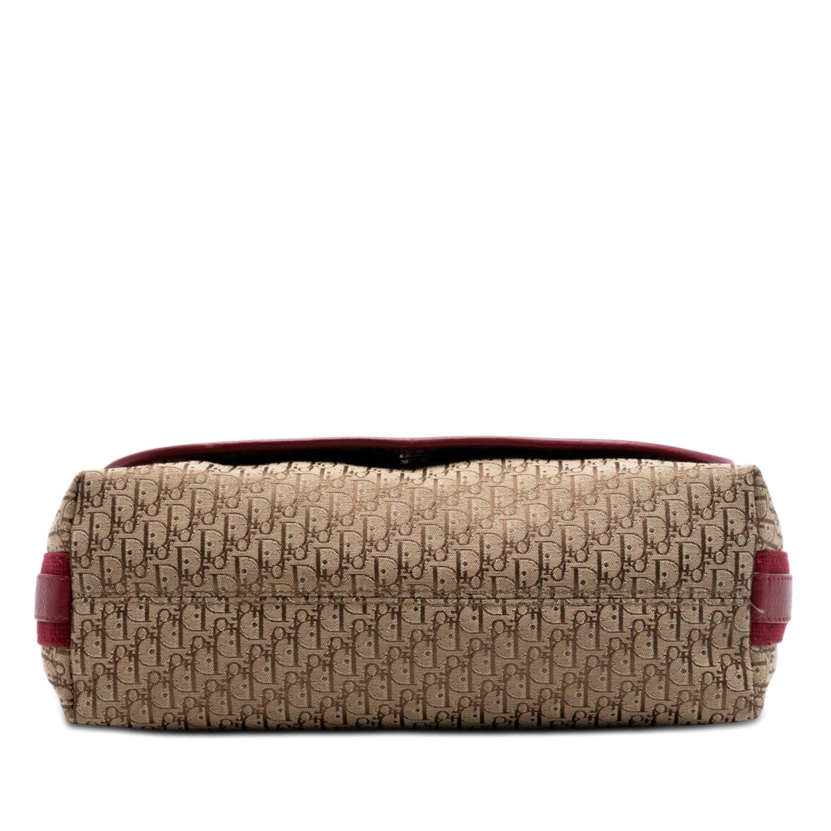 Dior Diorissimo Trotter Canvas Street Chic Crossbody Bag - Beige/Red