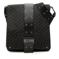 Dior Diorissimo Trotter Canvas Street Chic Crossbody Bag - Black