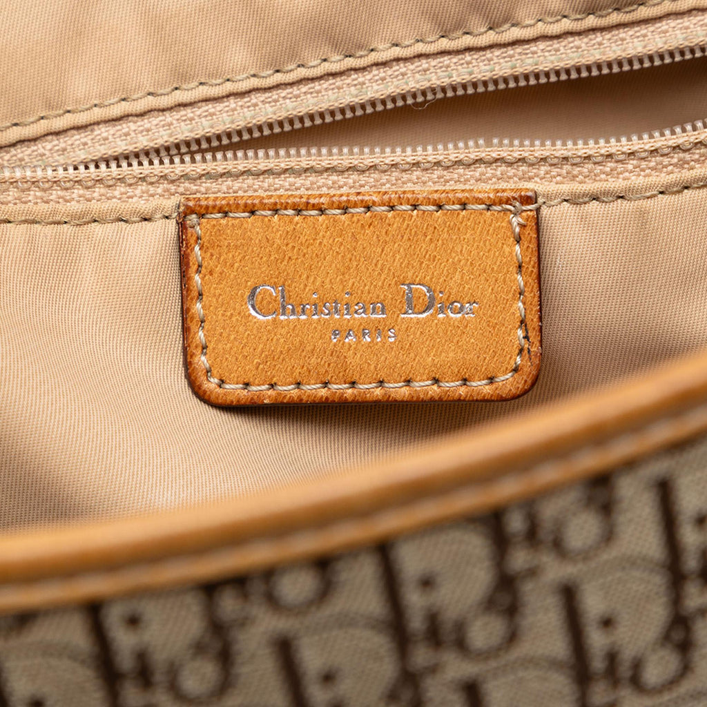 Dior Diorissimo Trotter Canvas Tote Bag - Beige