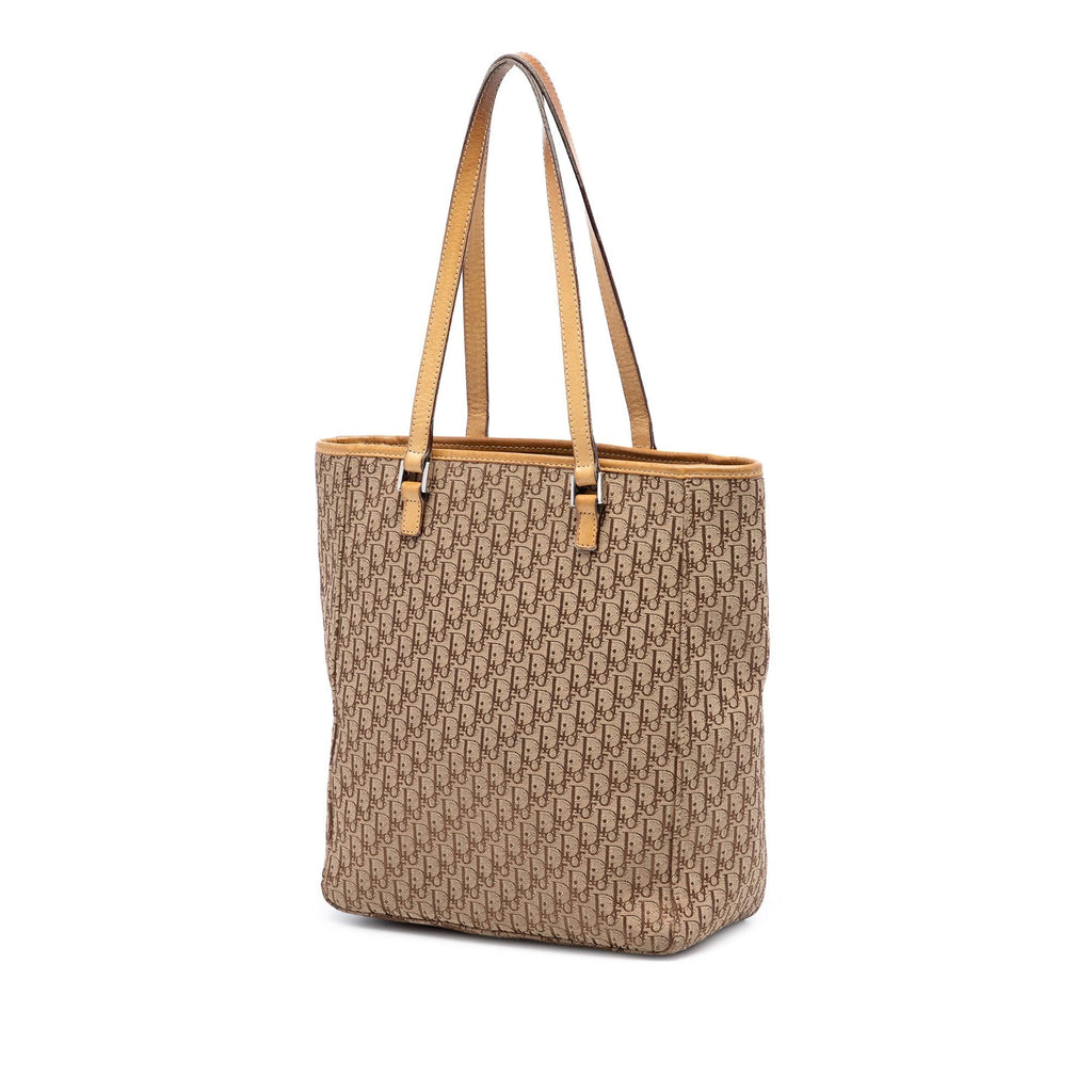 Dior Diorissimo Trotter Canvas Tote Bag - Beige