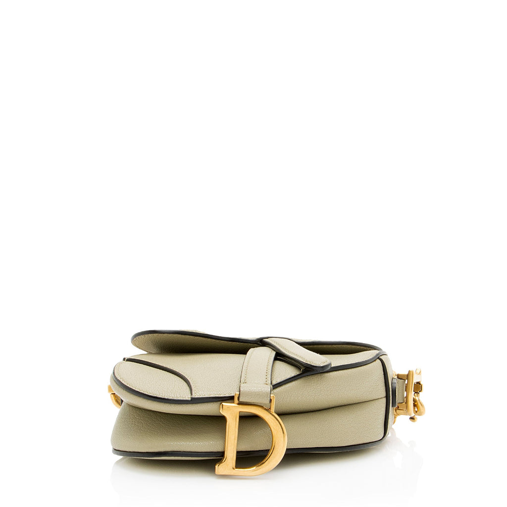 Dior Goatskin Micro Saddle Bag - Green