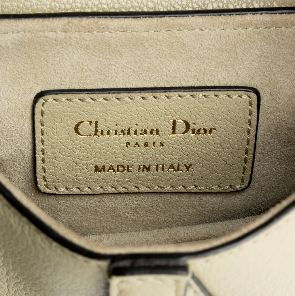 Dior Goatskin Micro Saddle Bag - Green