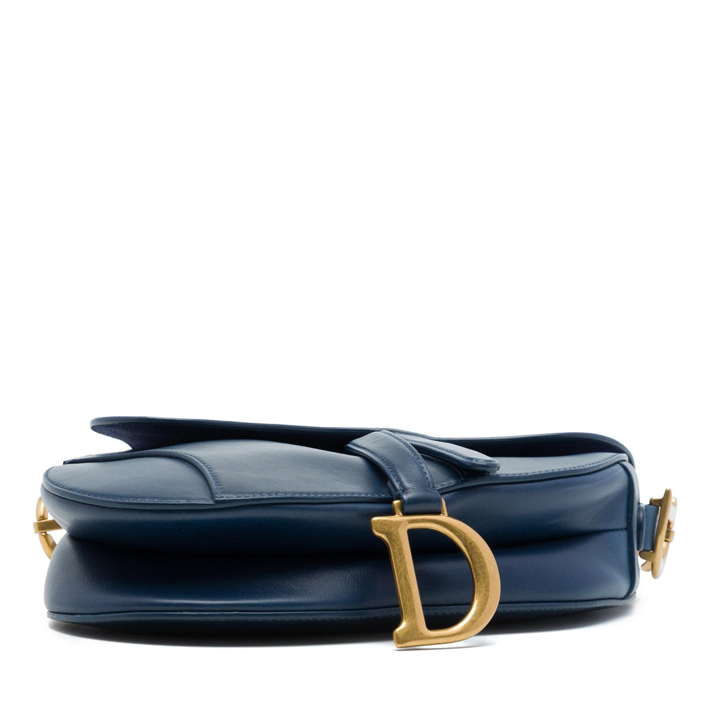 Dior Gradient Calfskin Saddle Bag - Blue