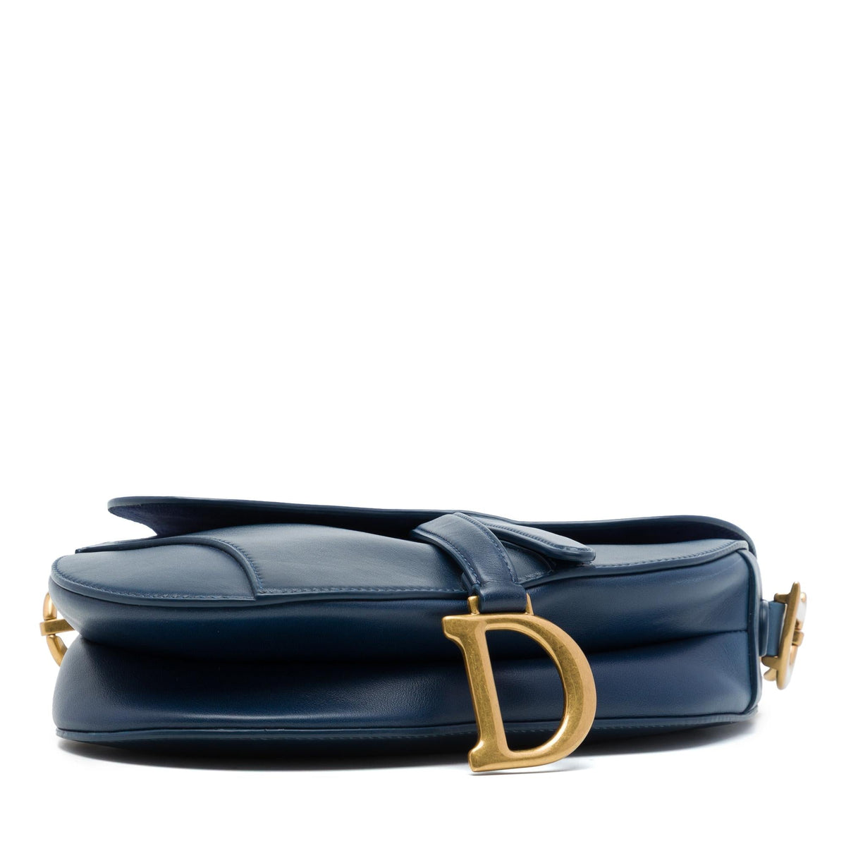 Dior Gradient Calfskin Saddle Bag - Blue