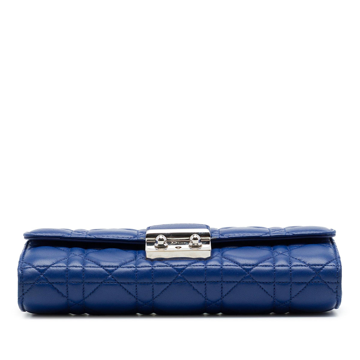 Dior Lambskin Cannage Miss Dior Promenade Wallet on Chain - Blue