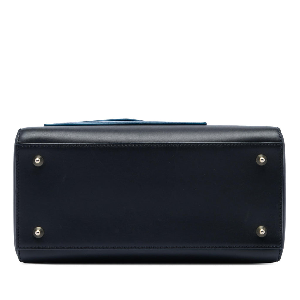Dior Medium Calfskin Pockets Lady Dior Satchel - Black