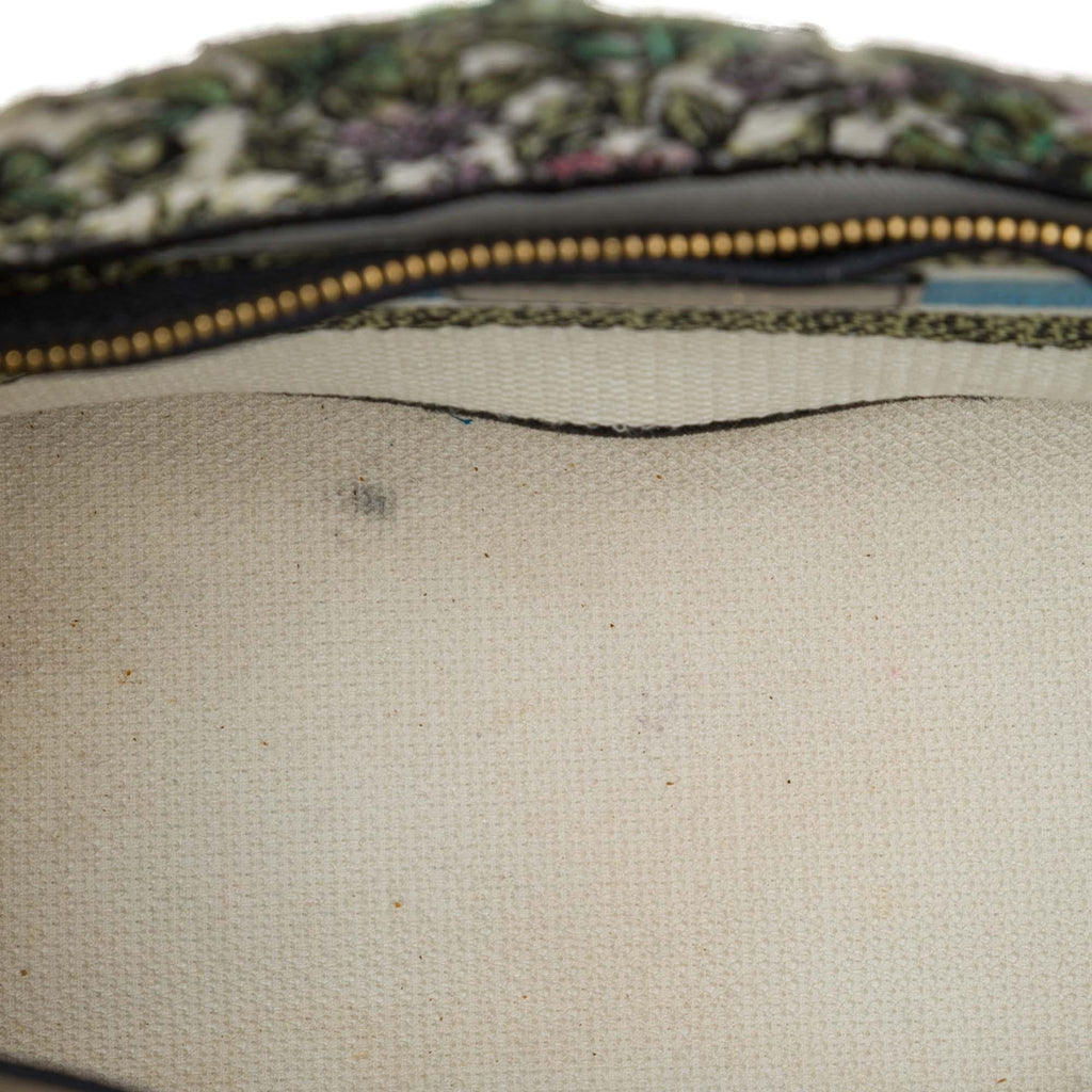 Dior Medium Embroidered Canvas D Constellation Lady D Lite Satchel - White