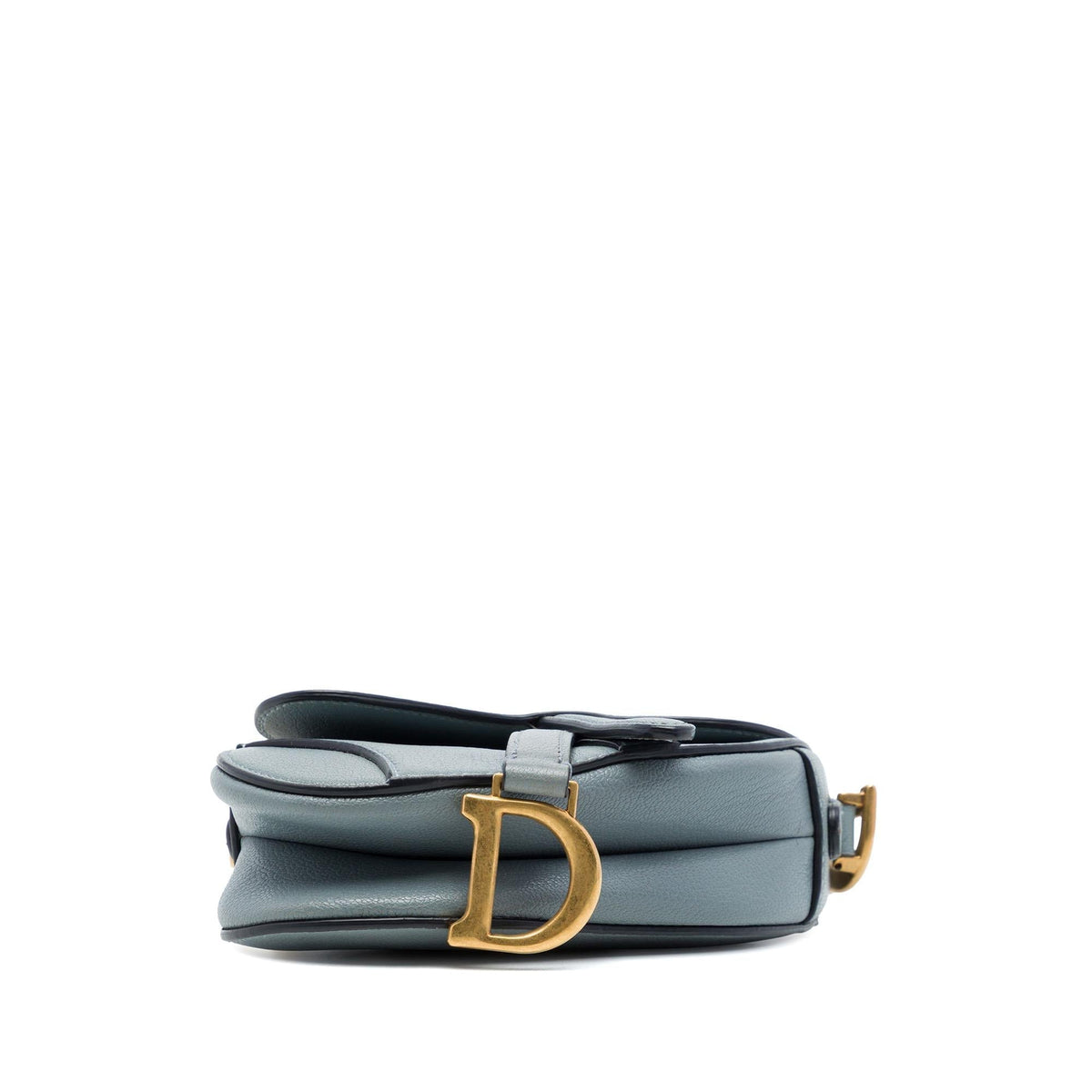 Dior Micro Goatskin Saddle Bag - Blue