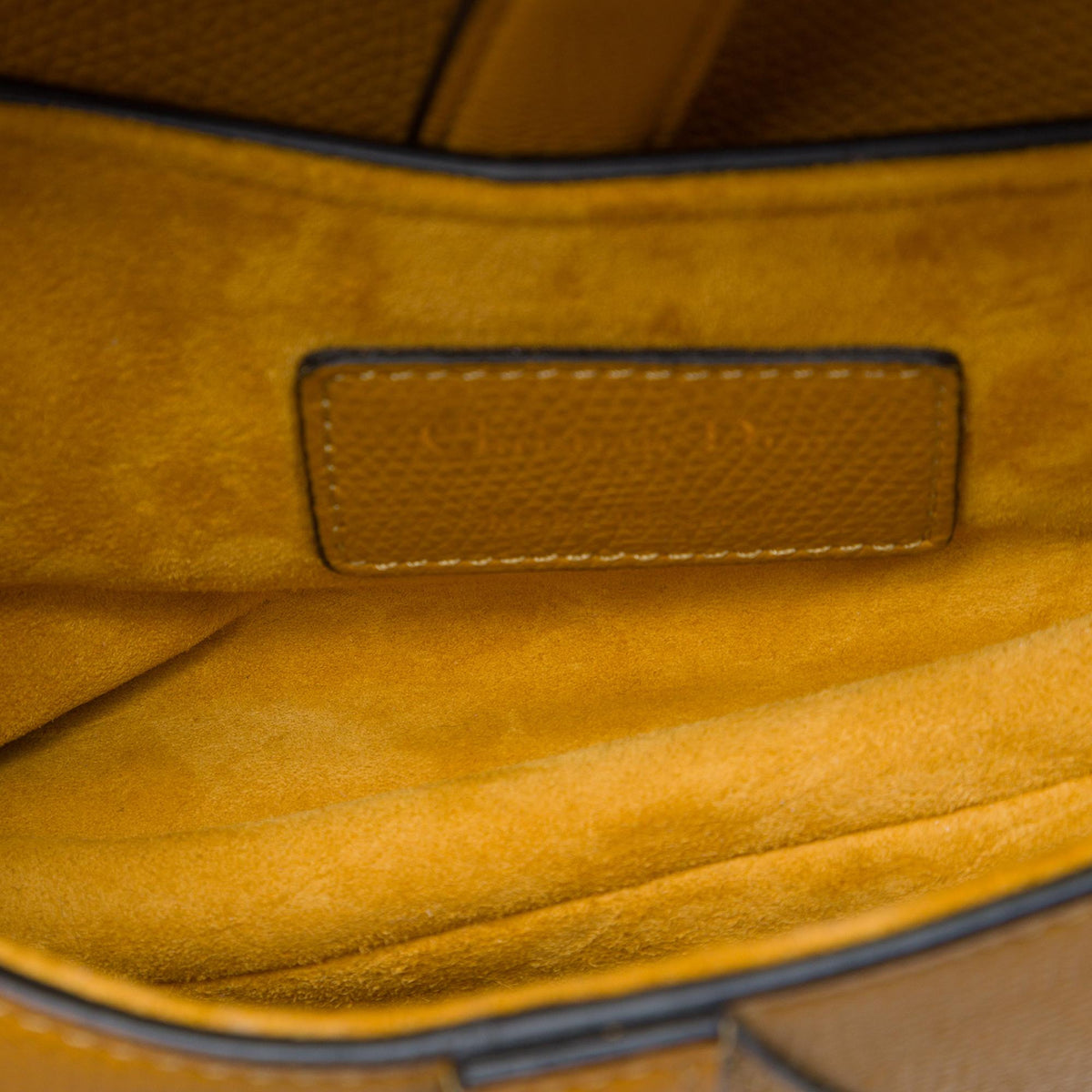 Dior Mini Grained Calfskin Saddle Bag - Brown