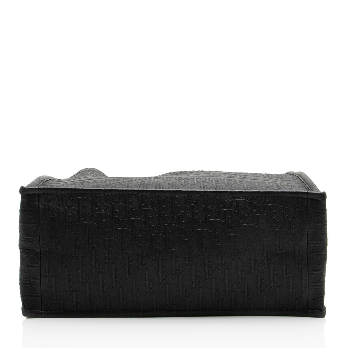 Dior Oblique Embossed Calfskin Large Book Tote Bag - Black
