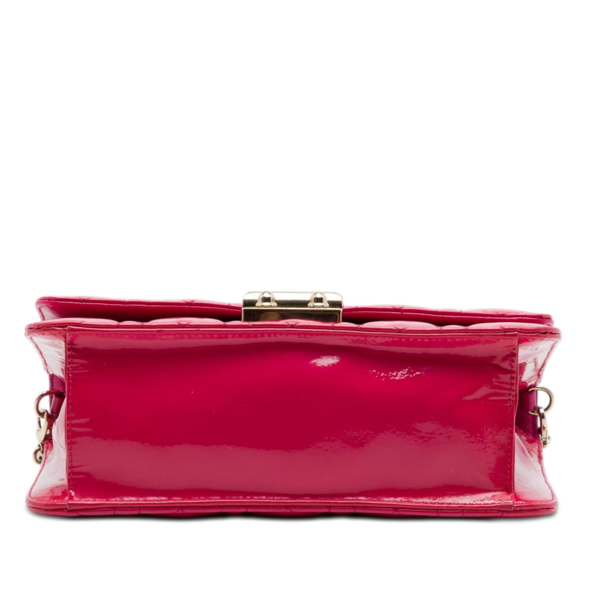 Dior Patent Cannage Miss Dior Promenade Crossbody Bag - Pink