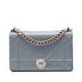 Dior Small Studded Calfskin Diorama Crossbody Bag - Blue