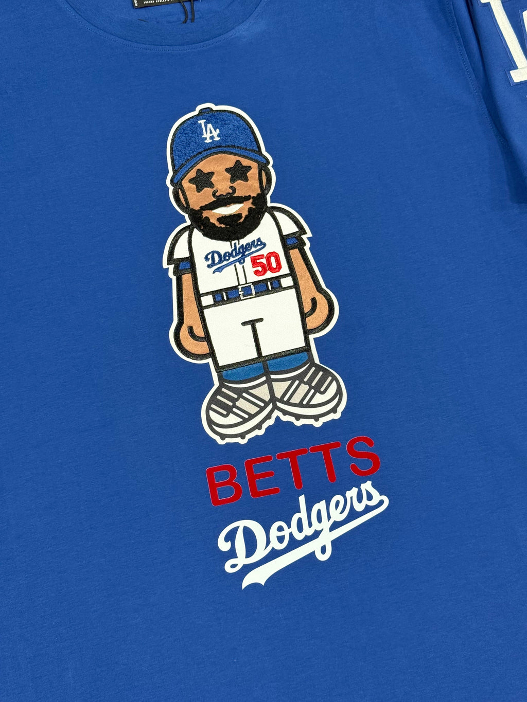 LOS ANGELES DODGERS MOOKIE BETTS #50 AVATAR SJ TEE, DODGER BLUE