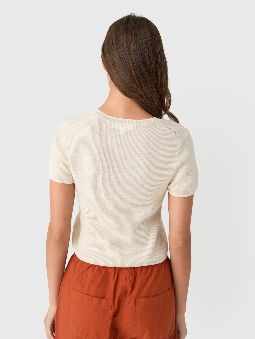 Eterne Women's Rib Stitch Baby Tee