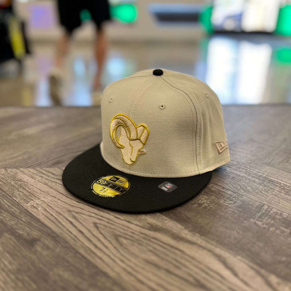 NEW ERA 59/50 TWO-TONE STONE LOS ANGELES RAMS