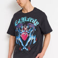 ED HARDY PANTERAS BOXY TEE DARK GREY