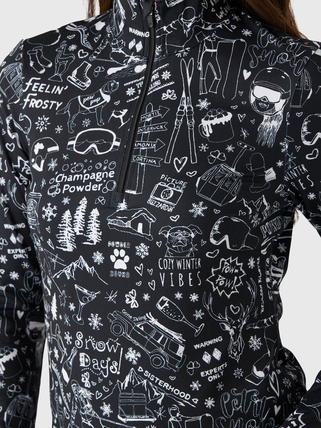 Krimson Klover Women's Graffiti Base Layer Top
