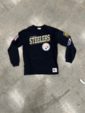 MITCHELL & NESS NFL TRAINING CAMP LS TEE PITTSBURGH STEELERS