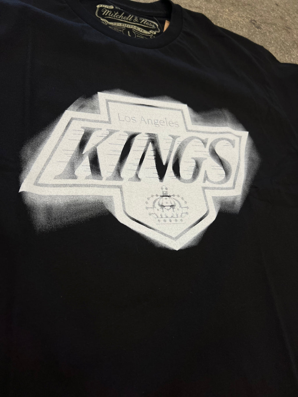 MITCHELL & NESS NHL ZONE BLUR TEE KINGS