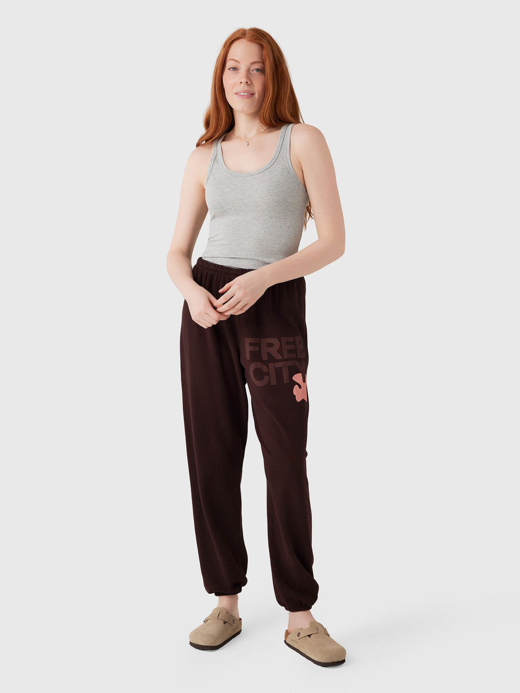 FREE CITY Women's Large Logo Sweatpant