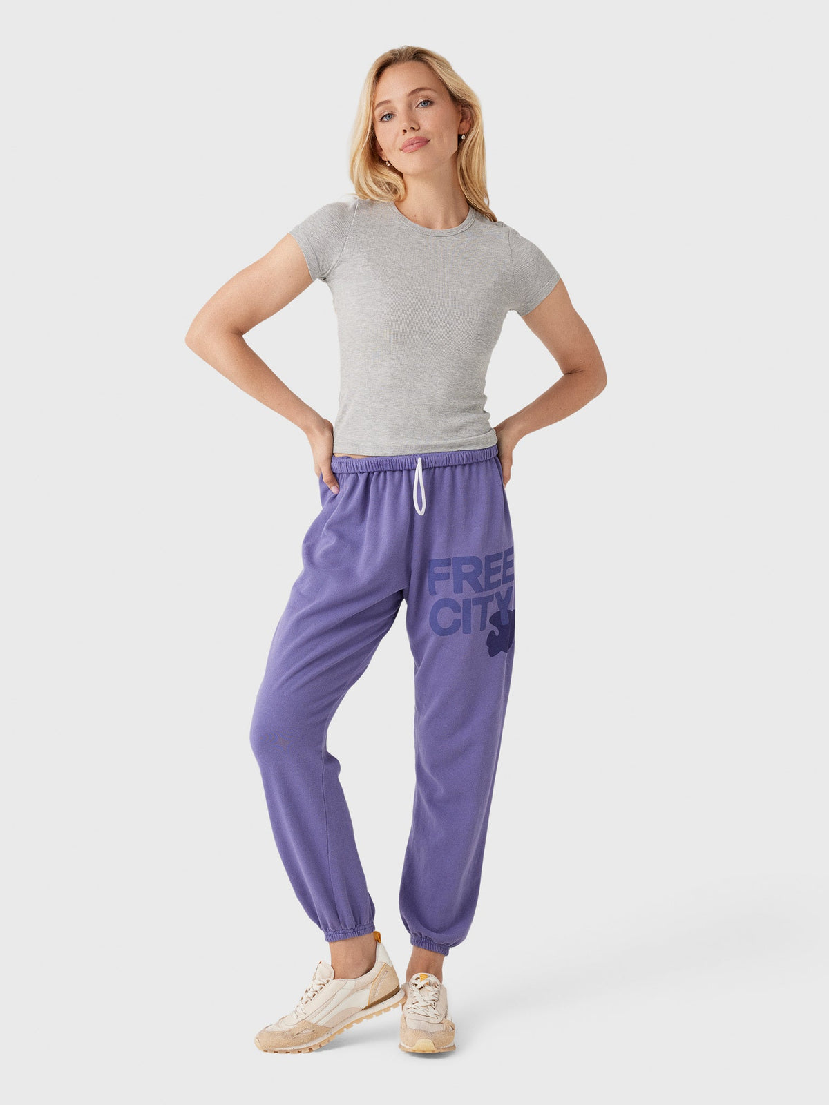 FREE CITY Women's Large Logo Sweatpant