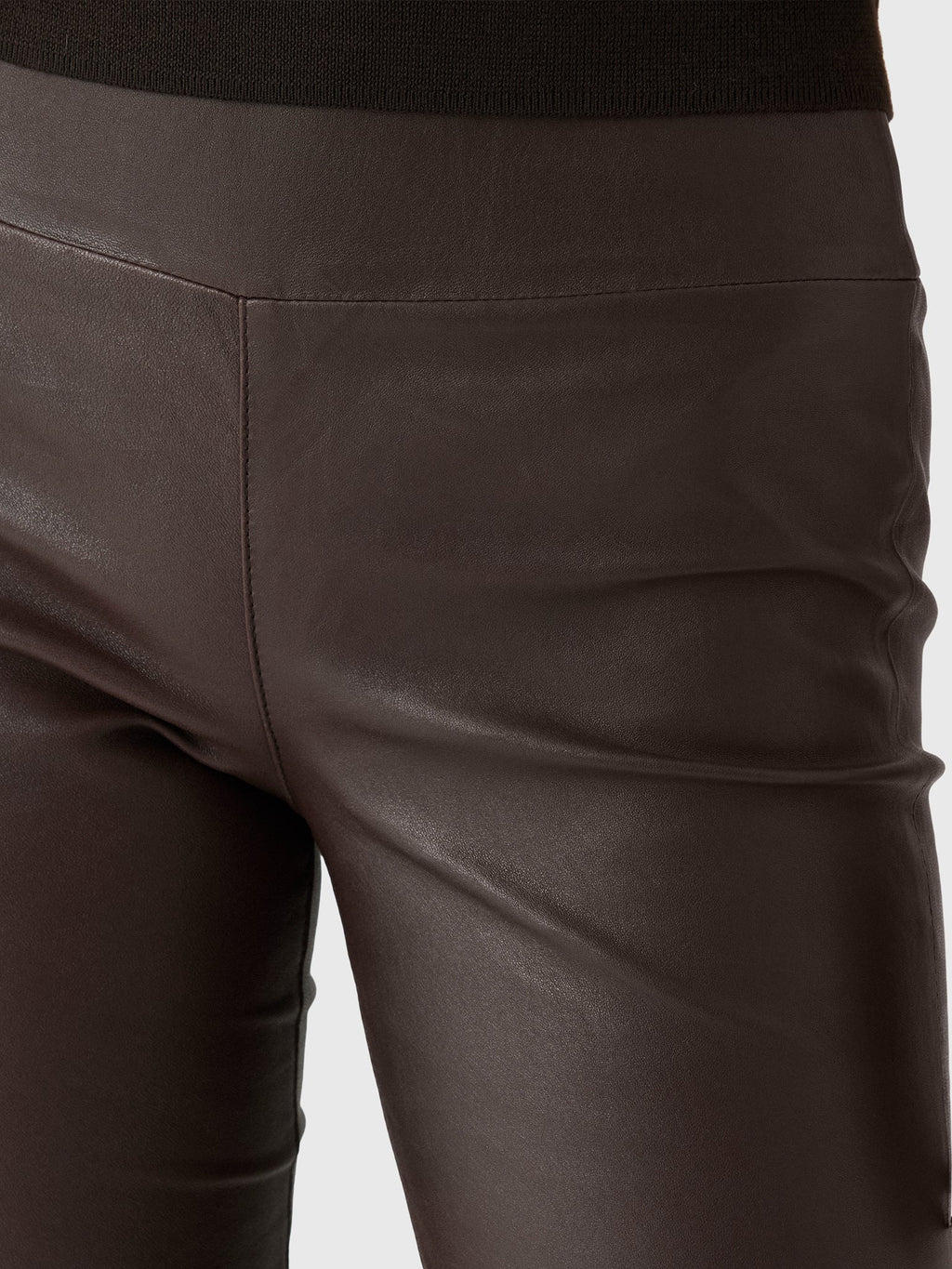 SPRWMN Women's Jane Leather Micro Flare Pant