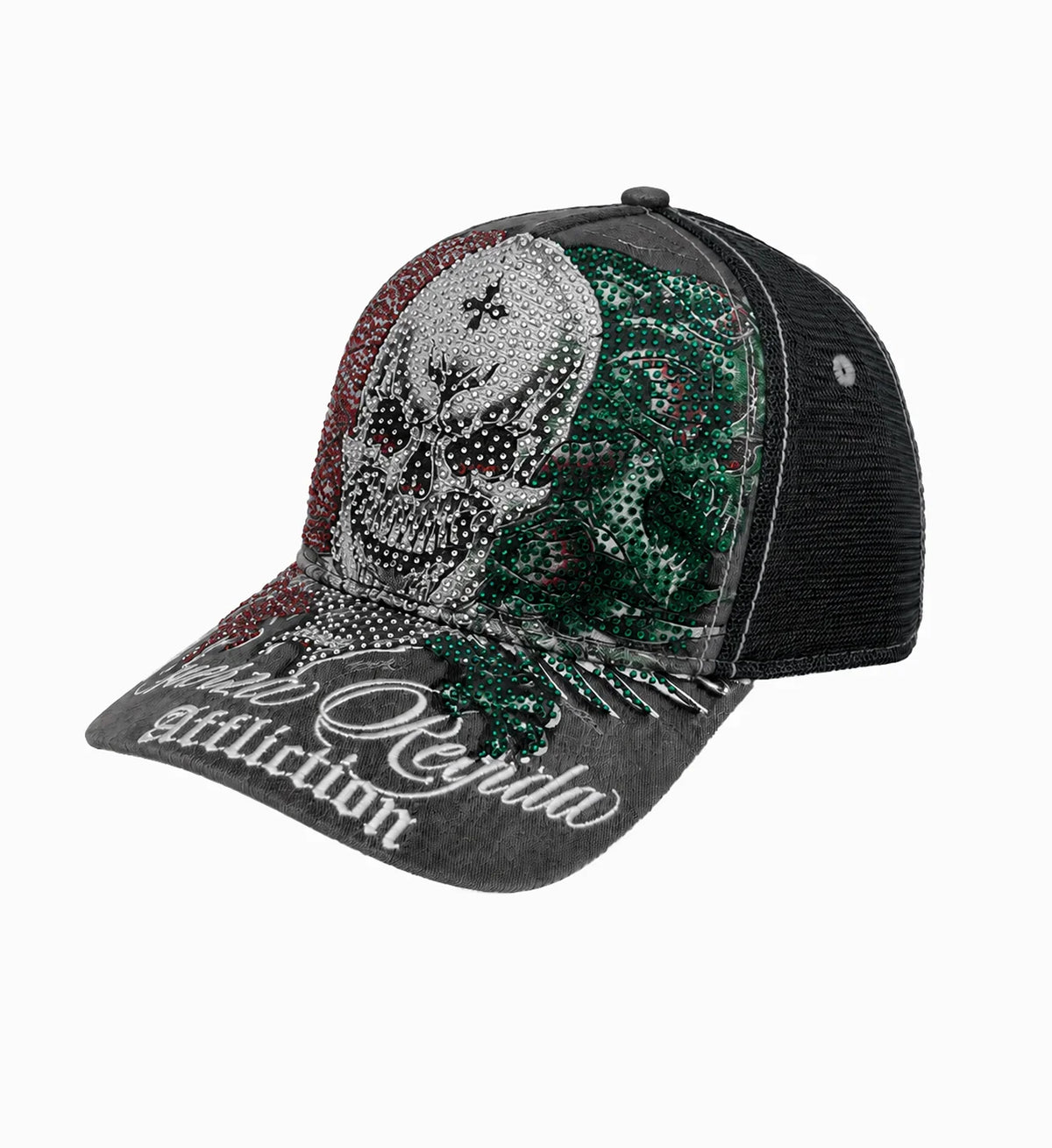 AFFLICTION FUERZA REGIDA OYE HAT ' COLOR SPRAY