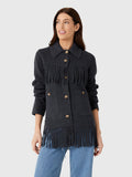 Love Note Women's Fringe Sweater Jacket