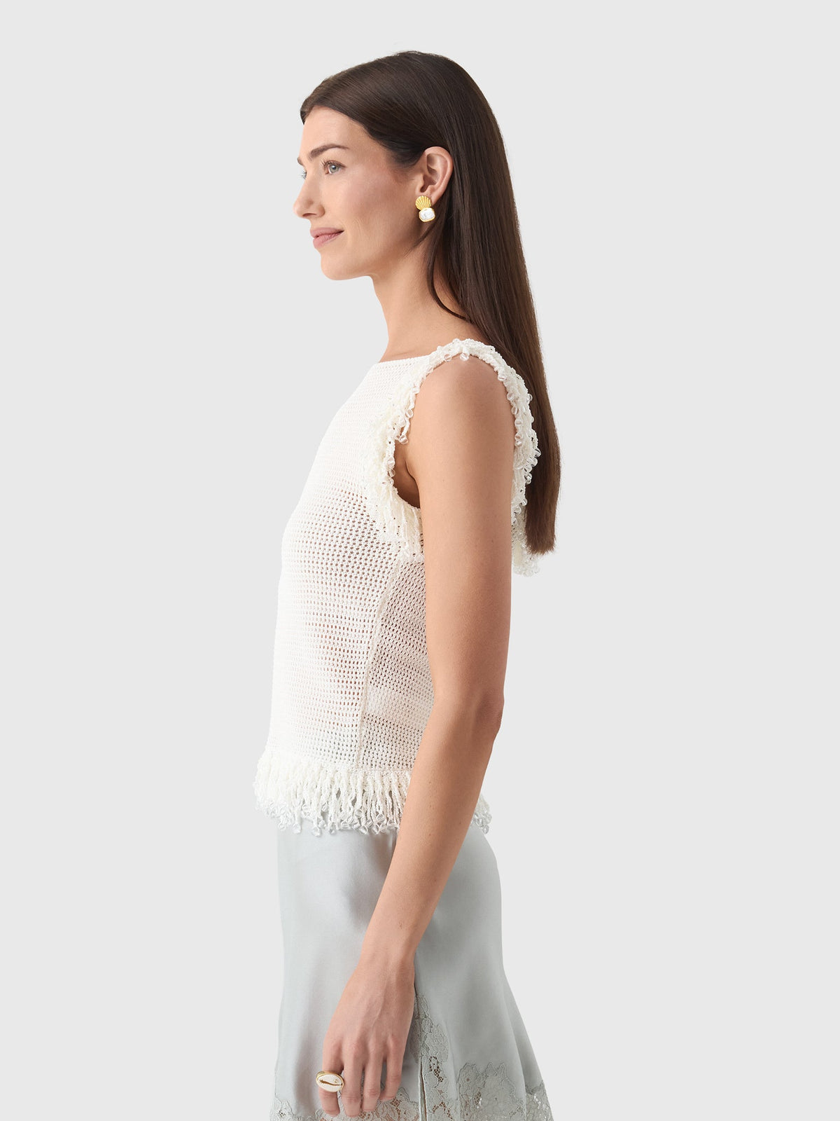Paris Georgia Women's Fringe Top