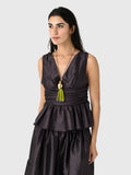 Never A Wallflower Women's Peplum Top