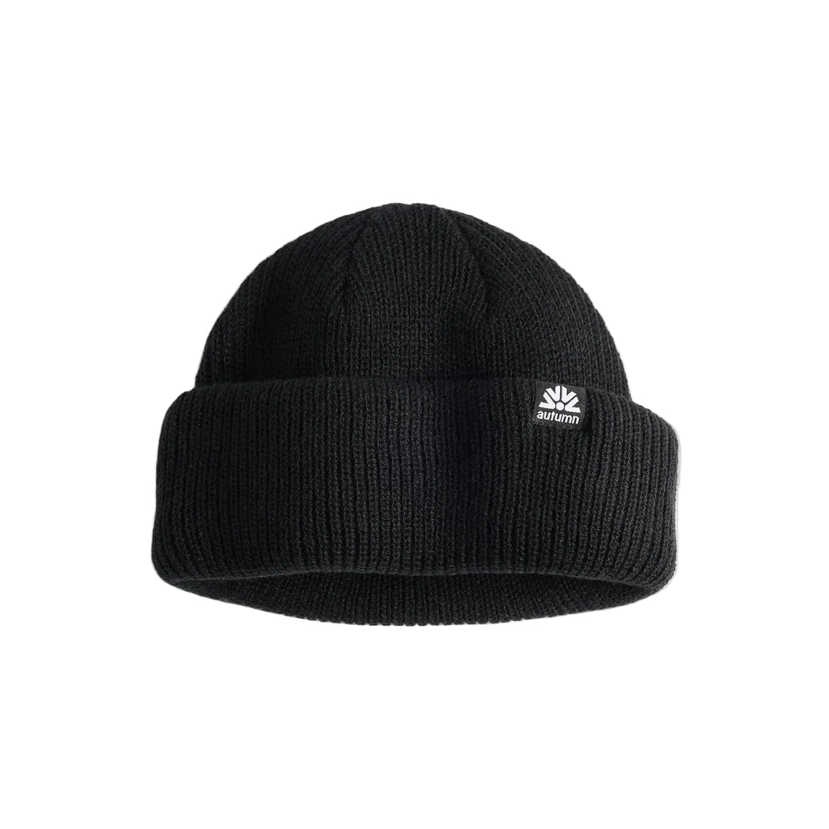 Autumn Beanie Double Roll - Black
