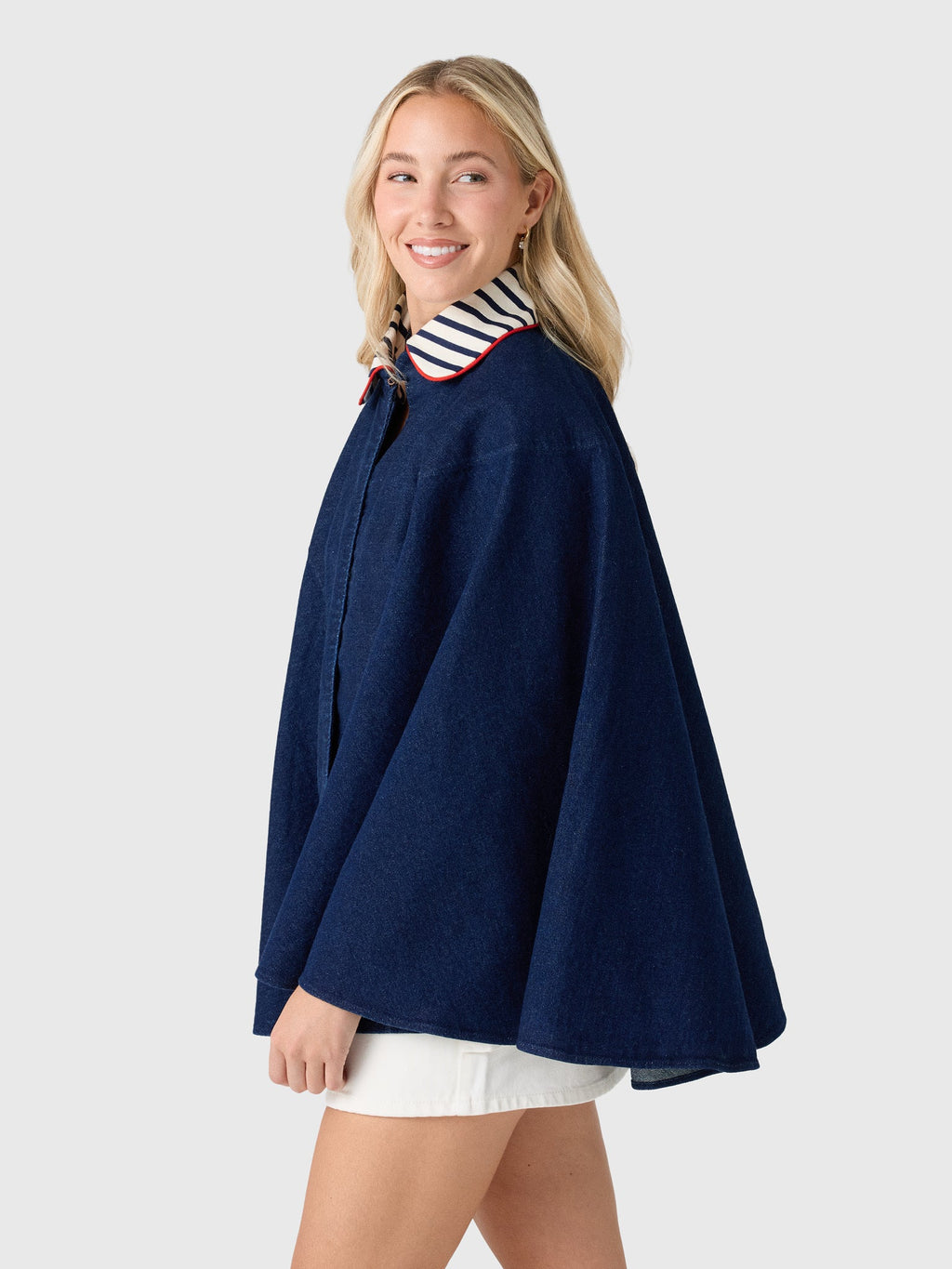 Les Vacances d'Irina Women's Denim Cape