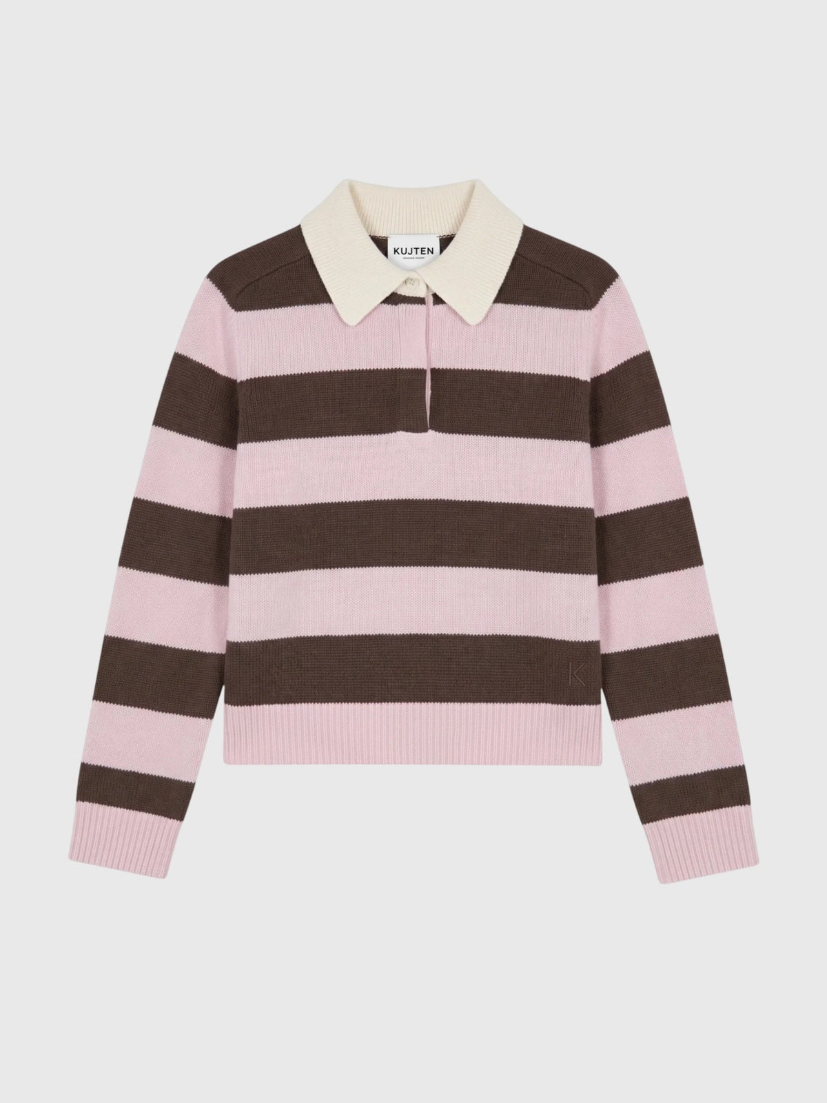 Kujten Women's Royce Stripe Polo Sweater