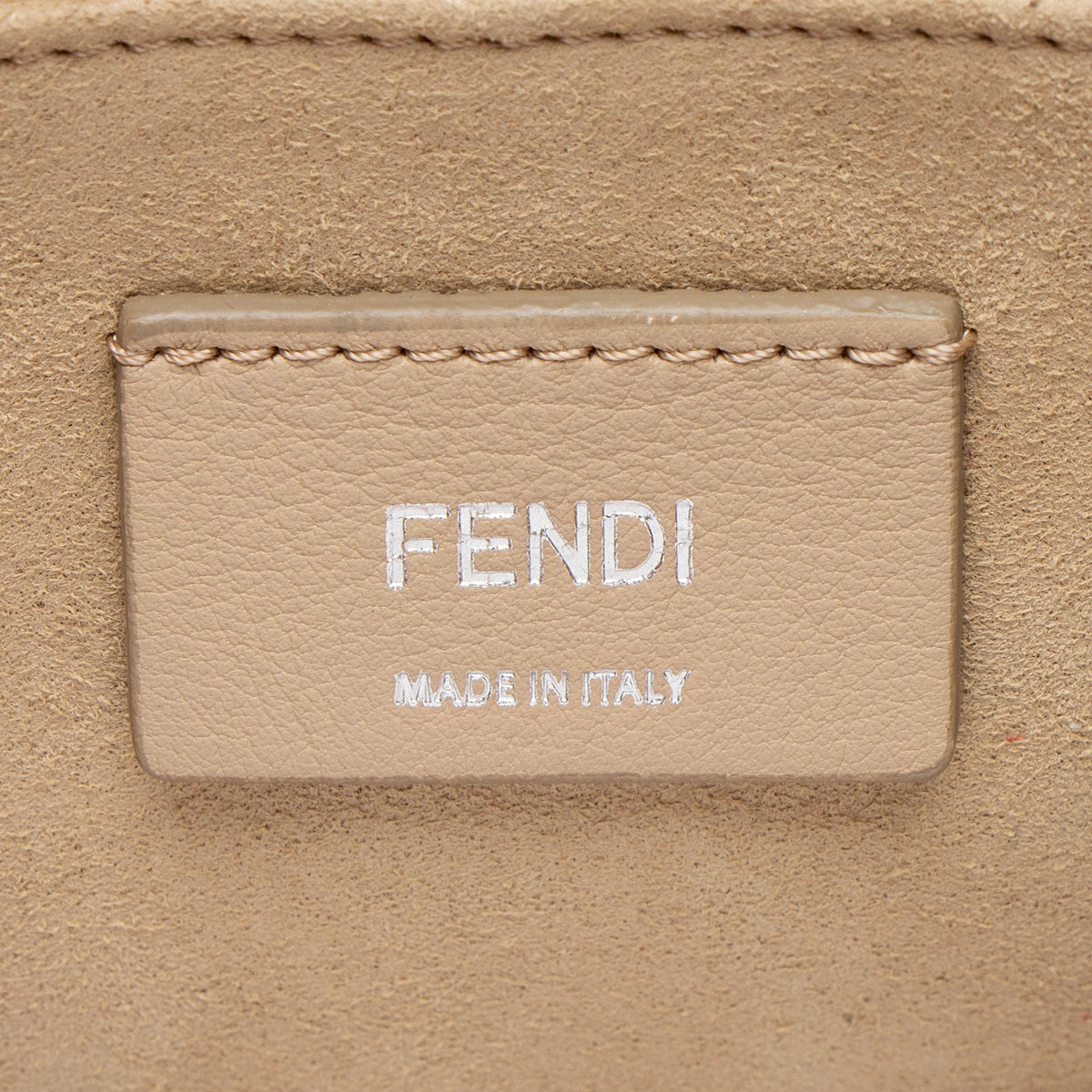 Fendi Calfskin Studded Kan I Medium Shoulder Bag - Pink/Red