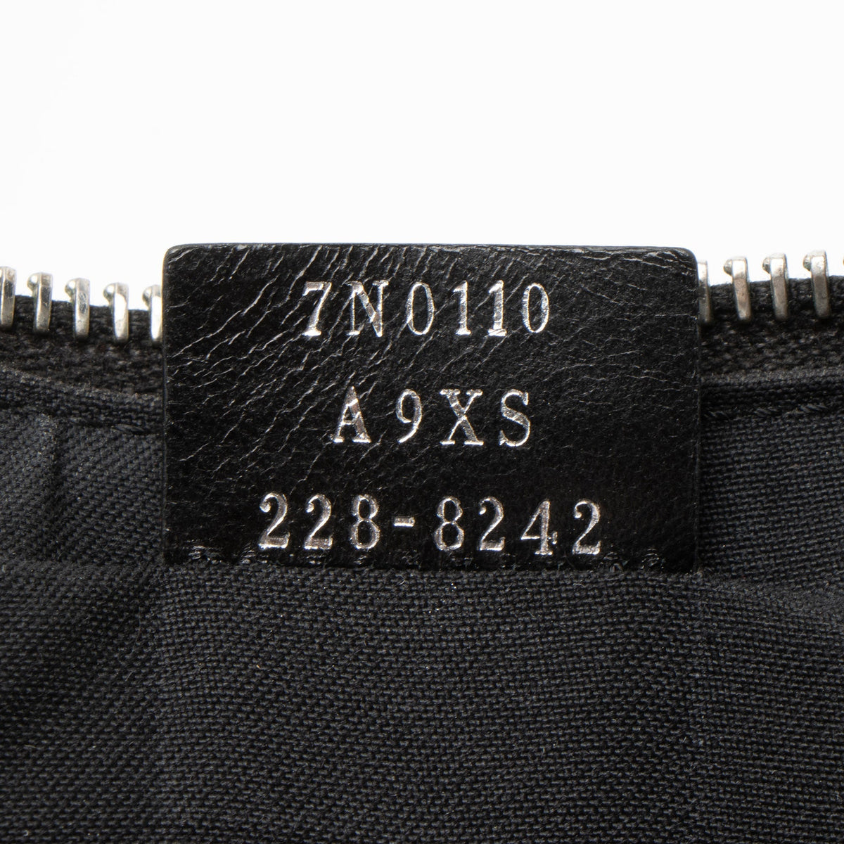 Fendi Coated Canvas FF Diagonal Clutch - Black/Grey/Yellow