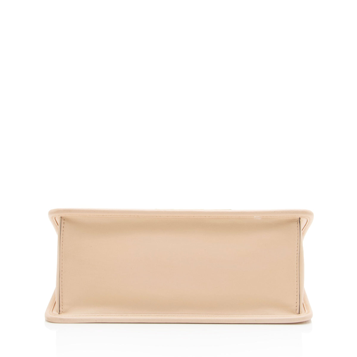 Fendi Leather Kan I F Medium Shoulder Bag - Beige