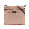 Fendi Leather Selleria Crossbody Bag - Pink