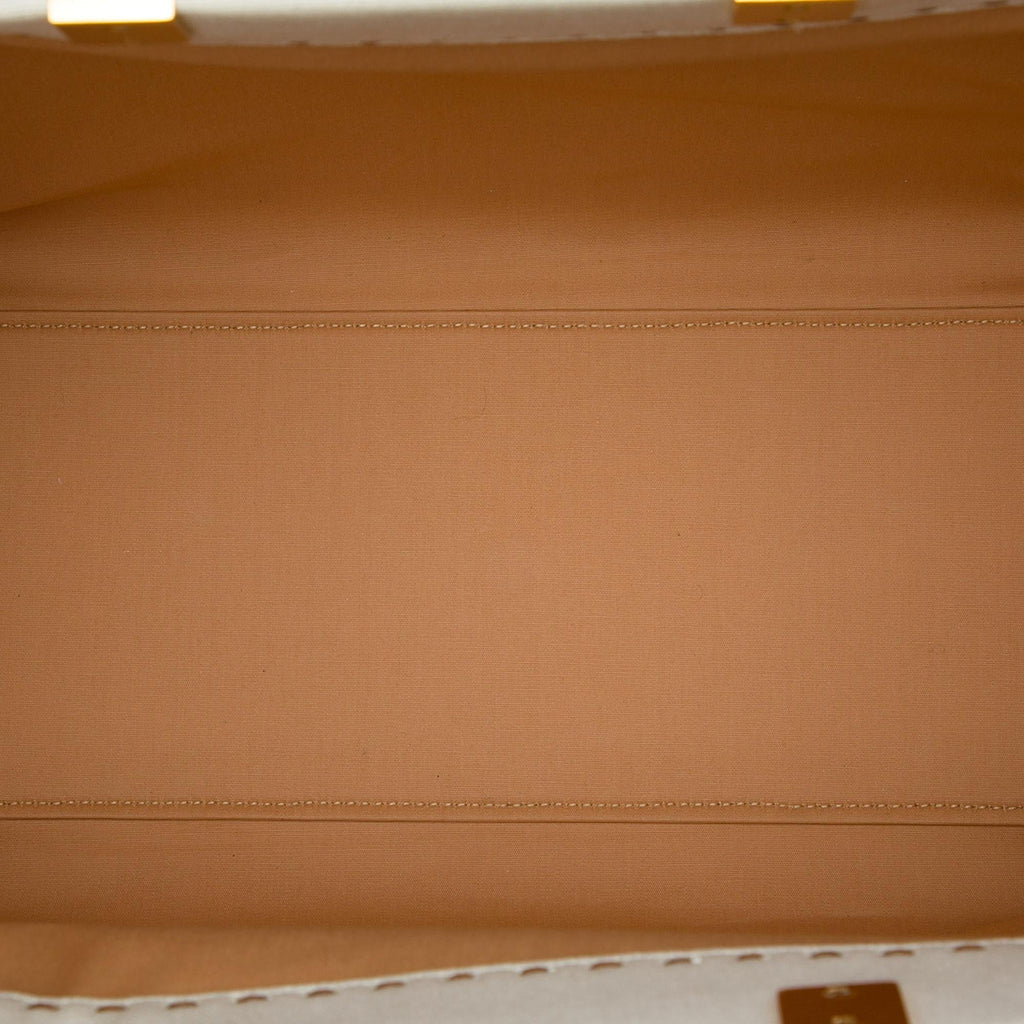 Fendi Medium Canvas Sunshine Shopper Tote Bag - Brown