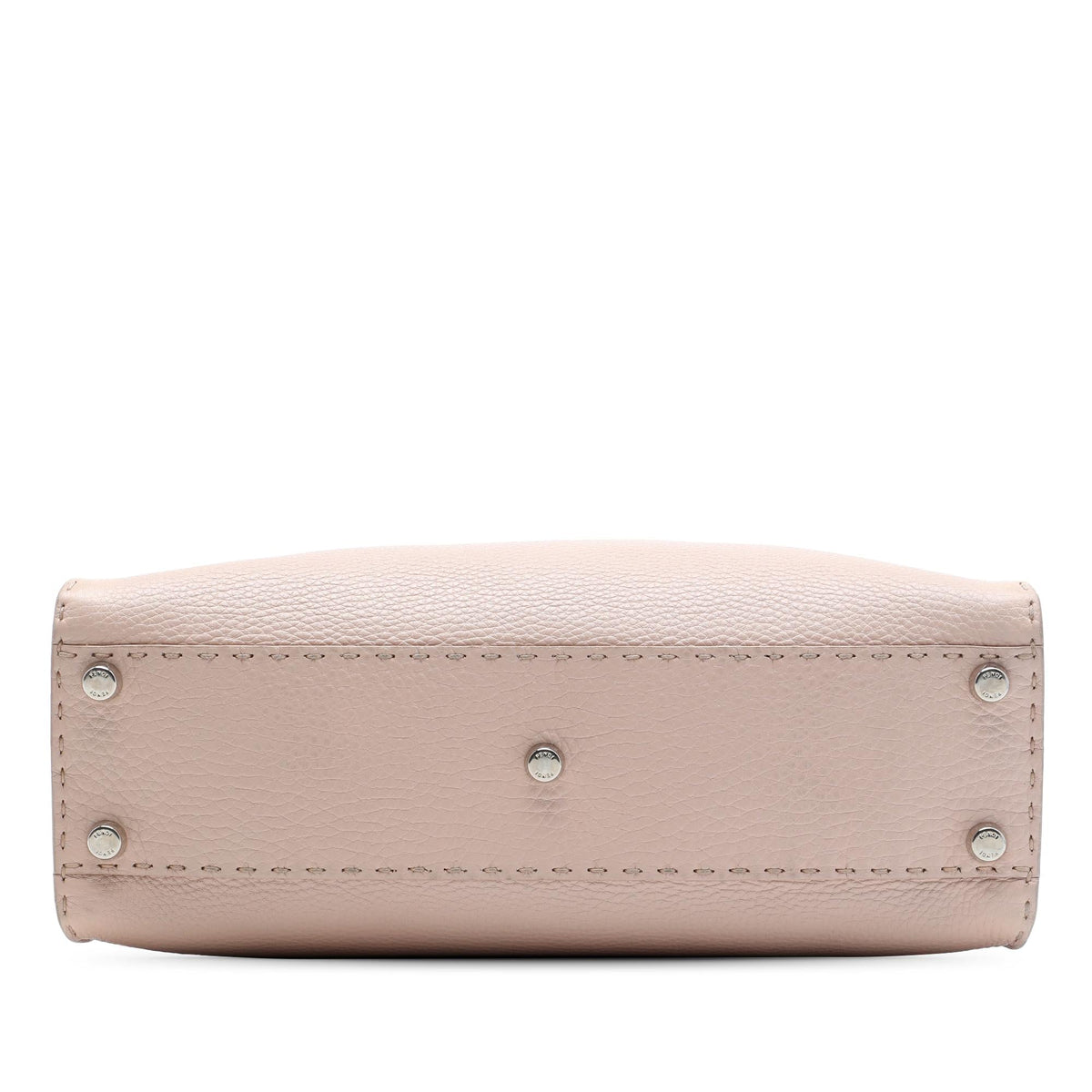 Fendi Medium Leather Selleria Peekaboo Iconic Satchel - Pink