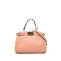 Fendi Micro Leather Peekaboo Satchel - Pink