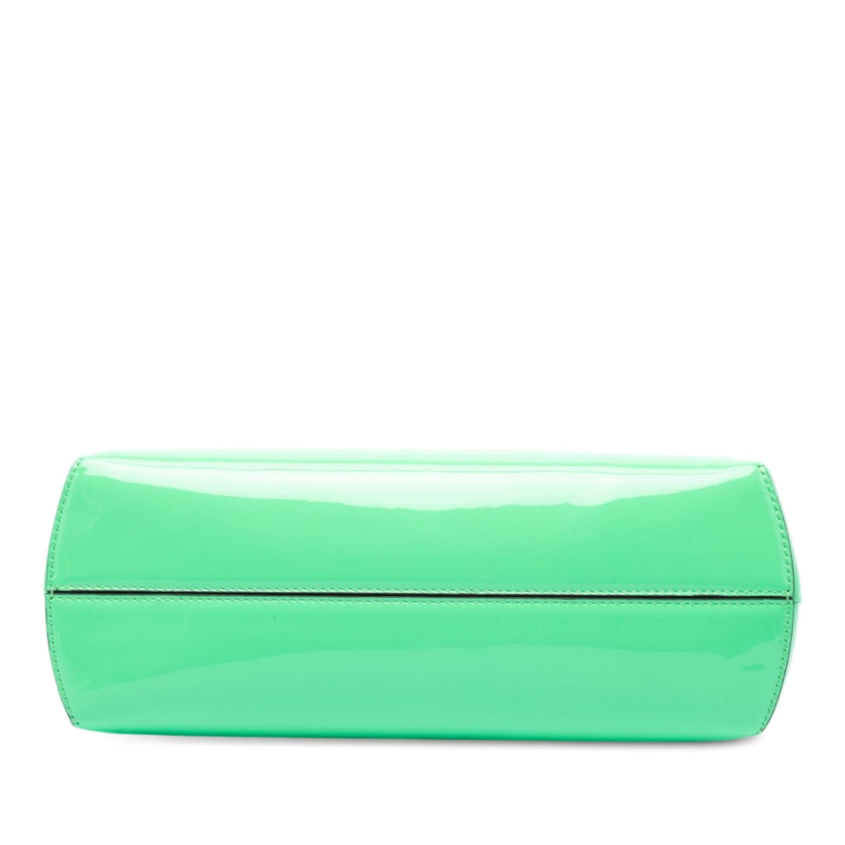 Fendi Midi Patent Fendi First Crossbody Bag - Green