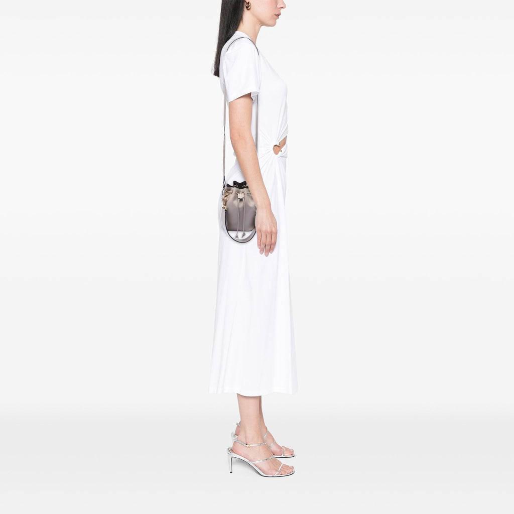 Fendi Mini Leather Mon Tresor Bucket Bag - Brown