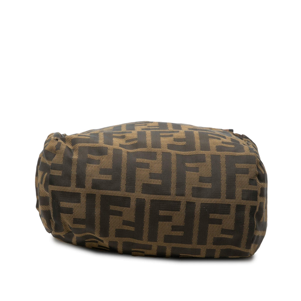 Fendi Mini Zucca Canvas Handbag Satchel - Brown