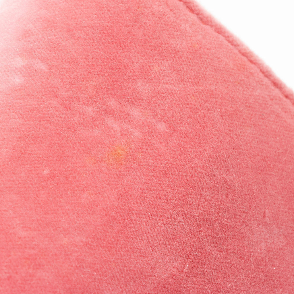 Fendi Velvet Kan I F Wallet on Chain - Pink