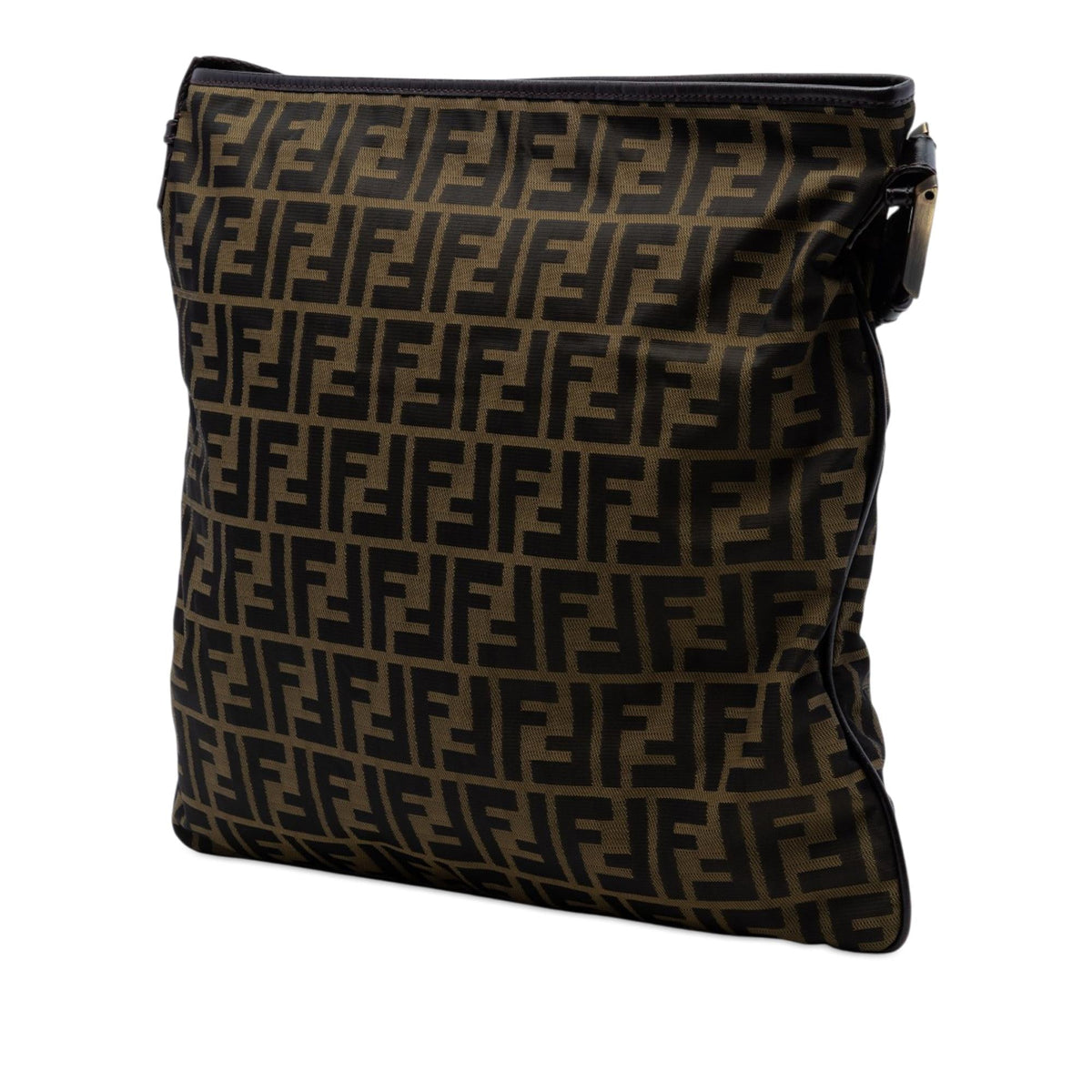Fendi Zucca Canvas Crossbody Bag - Brown