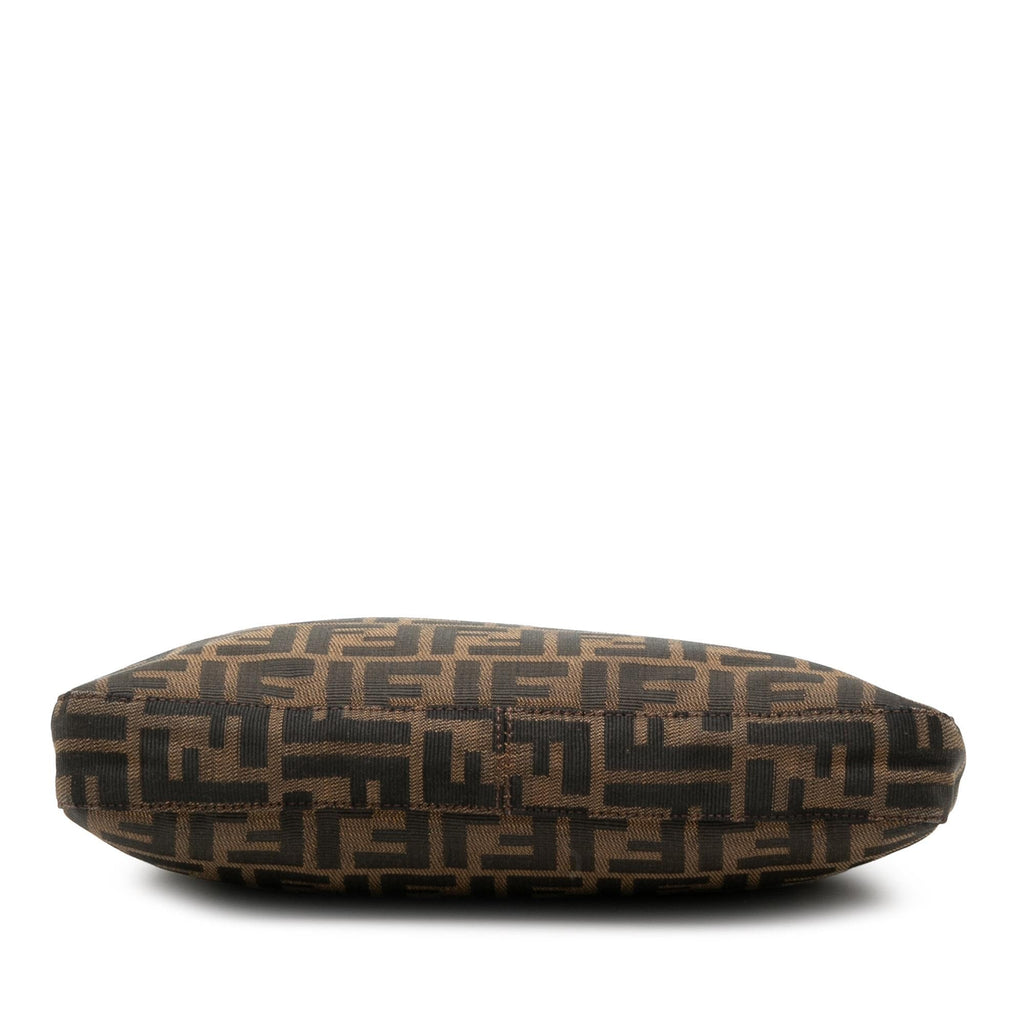 Fendi Zucca Canvas Shoulder Bag - Brown