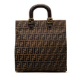 Fendi Zucca Canvas Twins Tote Bag - Brown