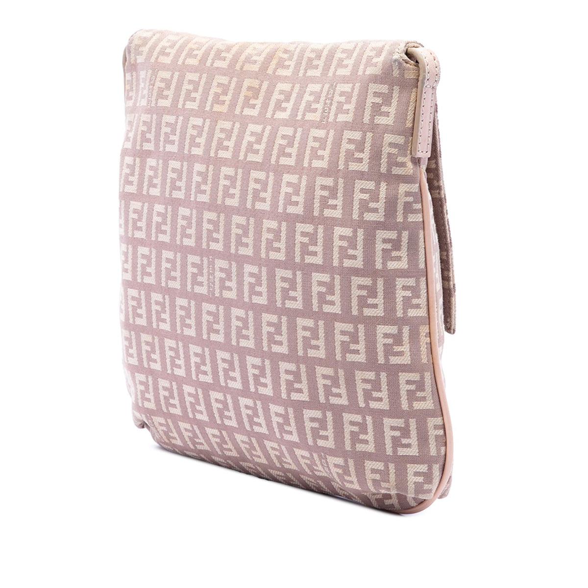 Fendi Zucchino Canvas Crossbody Bag - Pink