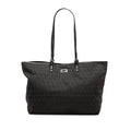 Fendi Zucchino Canvas Tote Bag - Black