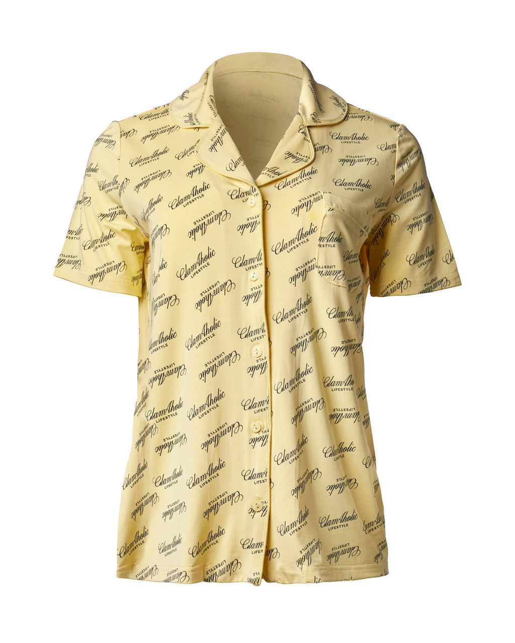 SIGNATURE LUXE PAJAMA SHORT SET - YELLOW